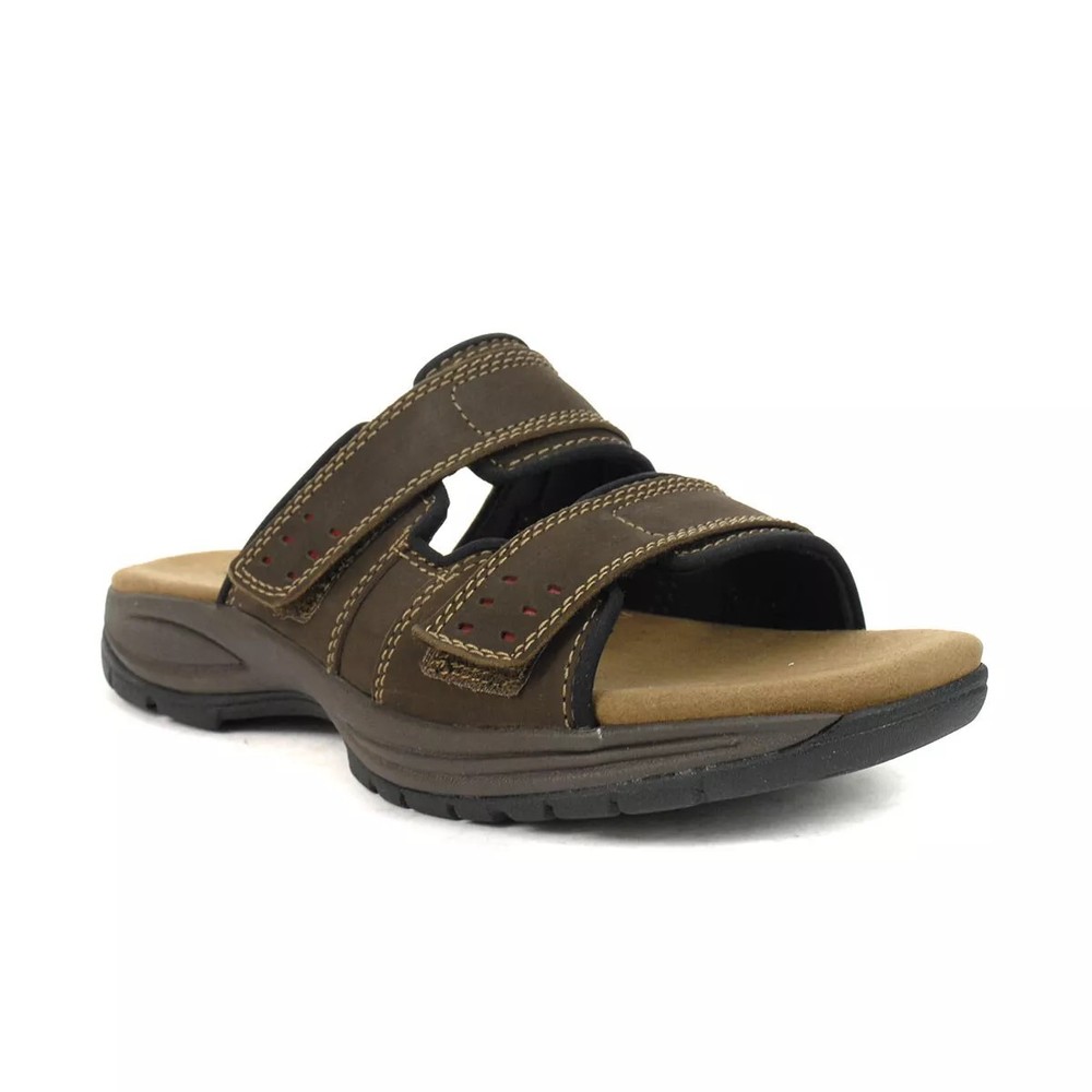 Dunham Newport Slide-Dark Brown