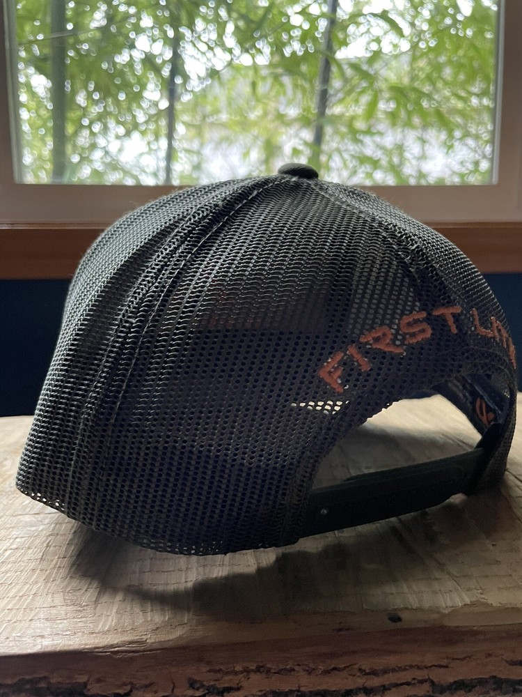 FIRST LITE Text Conifer Trucker Hat