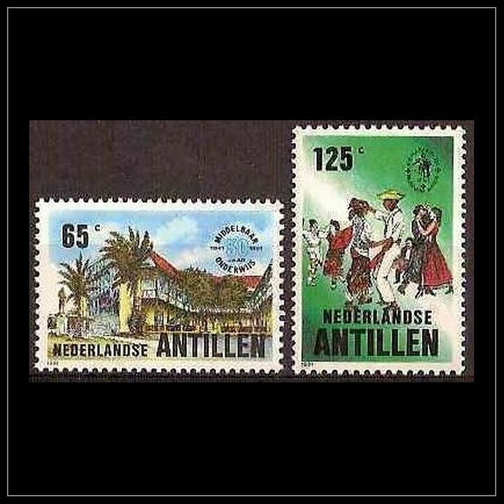 Netherlands - Dutch Antilles Issue 1991 (985-986) Education
