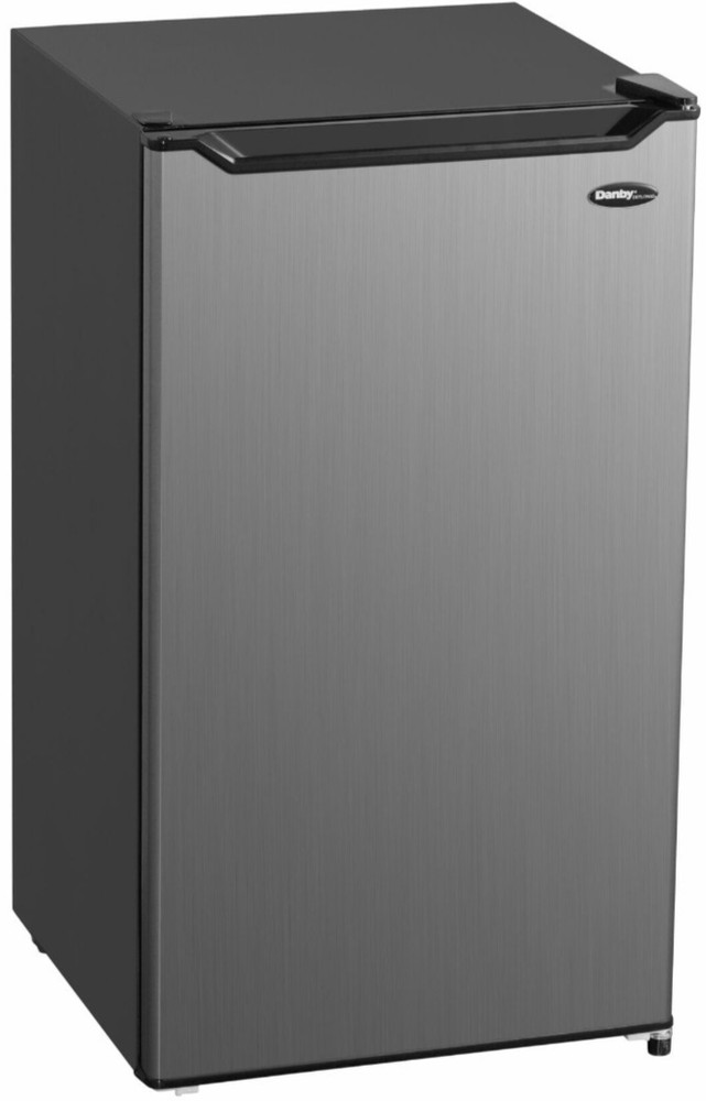 Danby 3.2 cu. ft. Compact Refrigerator Auto Defrost (Stainless Steel)