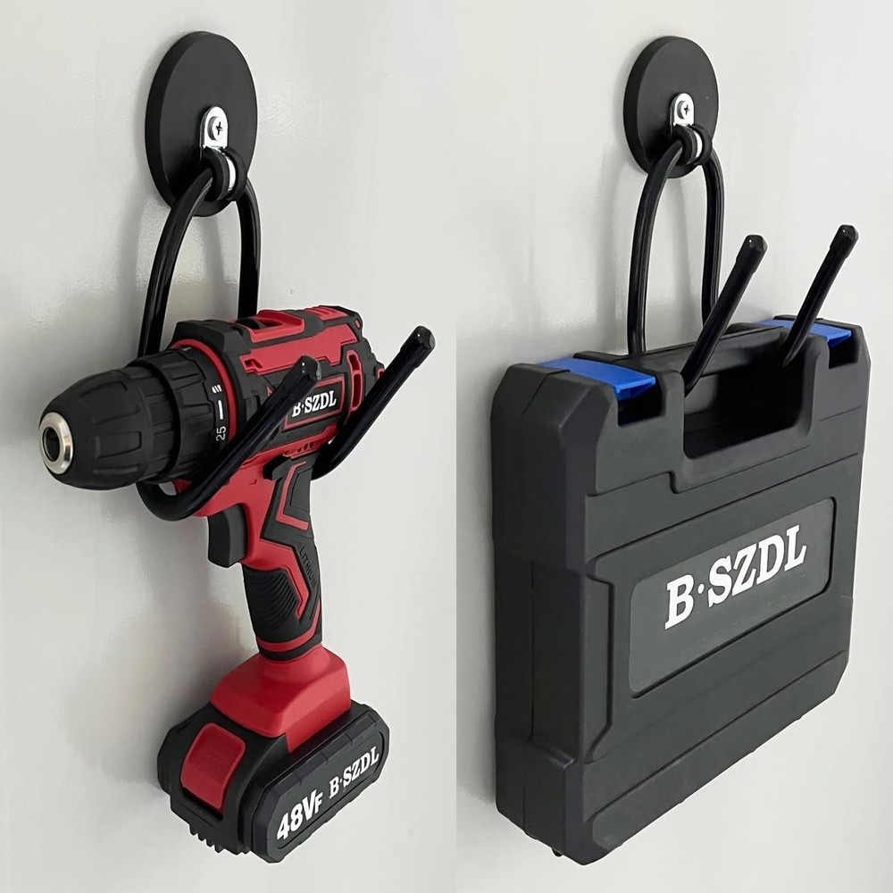 2 Pack Power Drill Tool Organizer Holder,Magnetic Tool Holders,Garage Tool