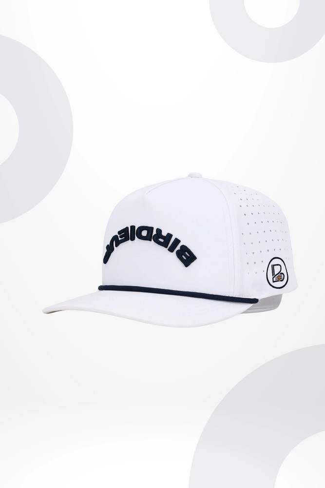 BIRDIEUP Rope SnapBack - White