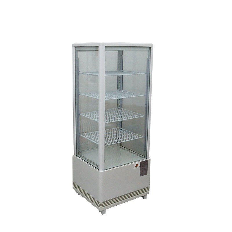 Glass Refrigerated Cake Fruit Display Case 5 Layers Automatic Defrost 110V