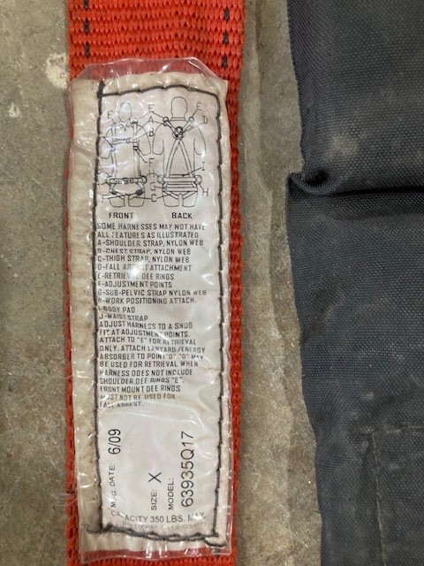 Buckingham fall protection / bucket harness