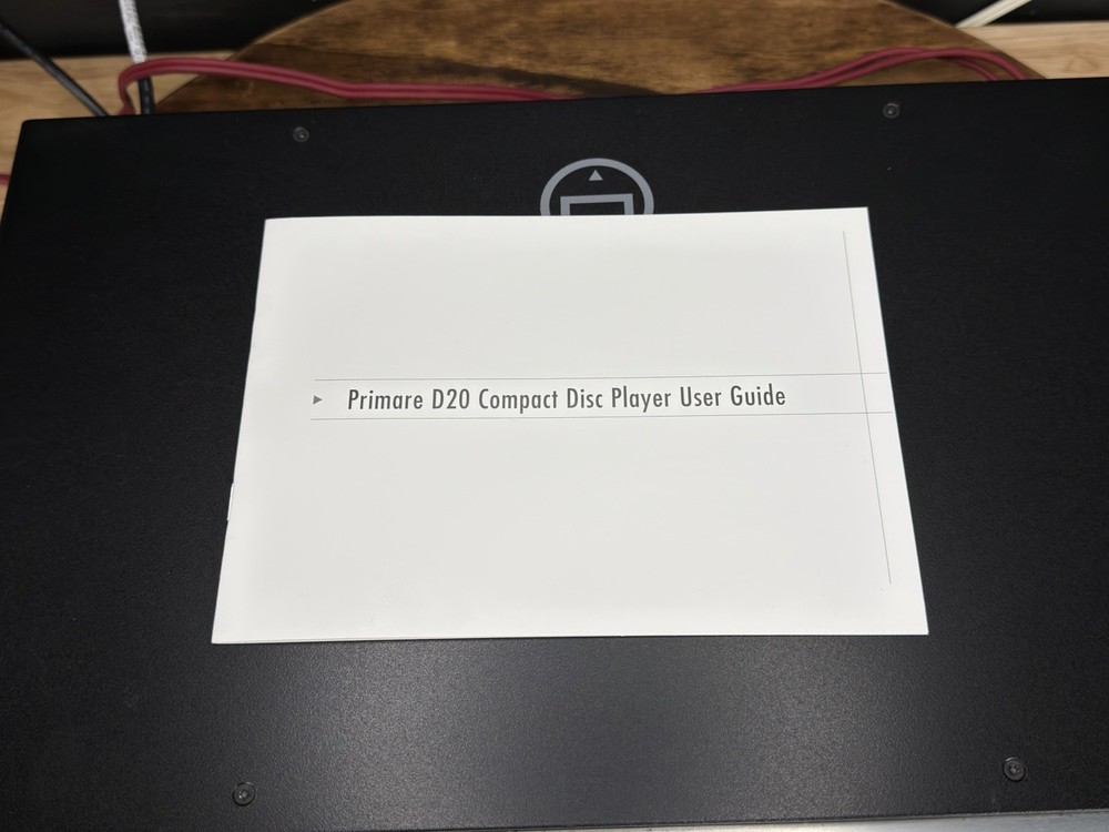 Primare D20 CD Player W/ Original Manual