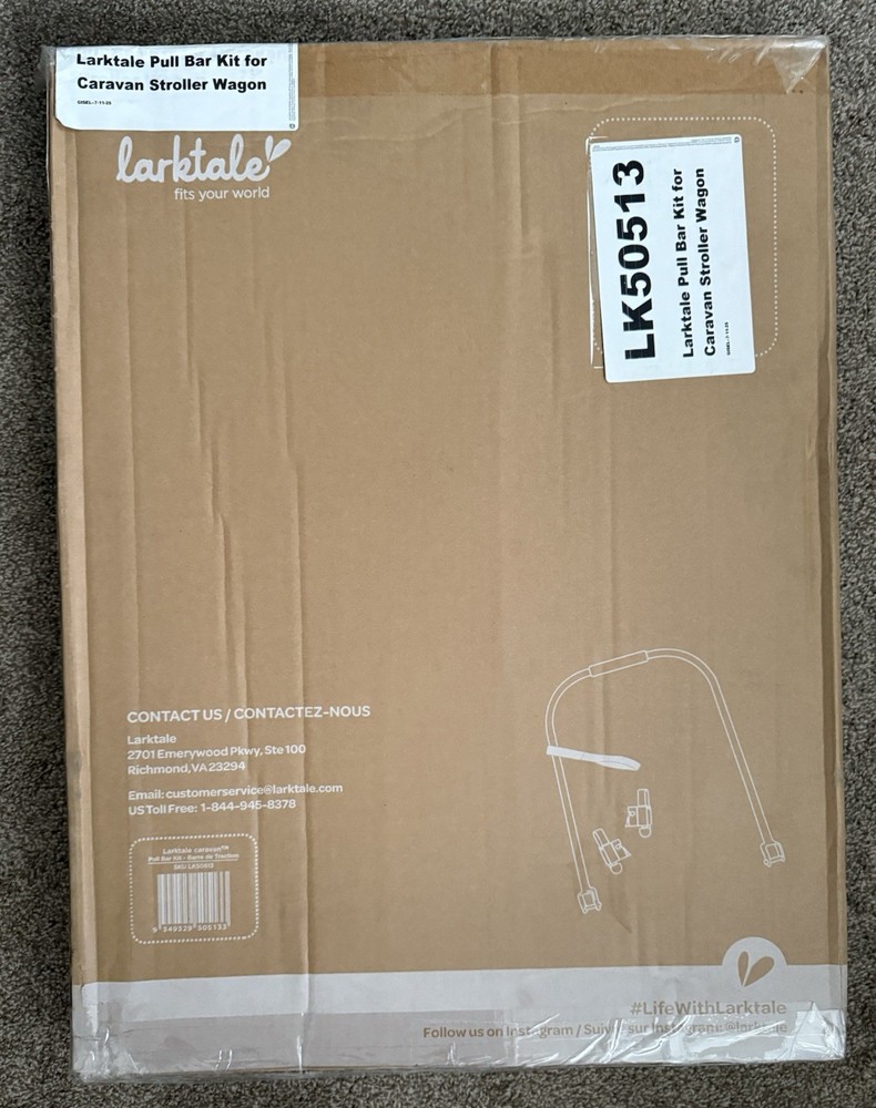 Larktale Pull Bar Kit For Caravan Wagon