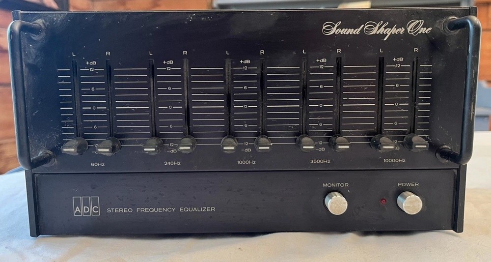 ADC Sound Shaper One Stereo Frequency Equalizer Model SS-1 Good Condition