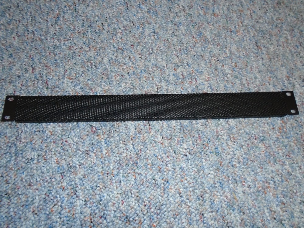 1U Small Perforated Flanged Vent rack panel for 19" racks