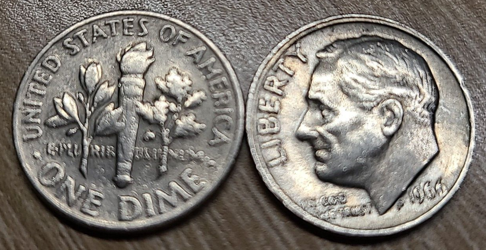 1966 Roosevelt Dime Clad ** ON HAND **