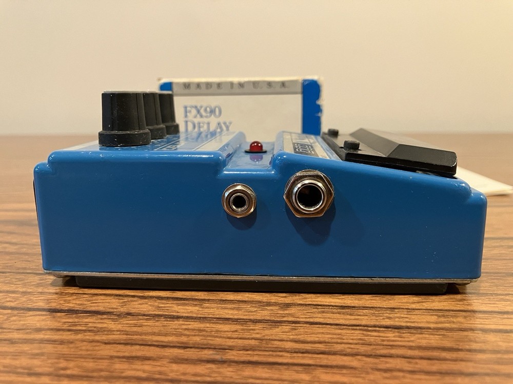 DOD Digital Delay FX90 Effects Pedal Original Box Instructions Matching Serial#