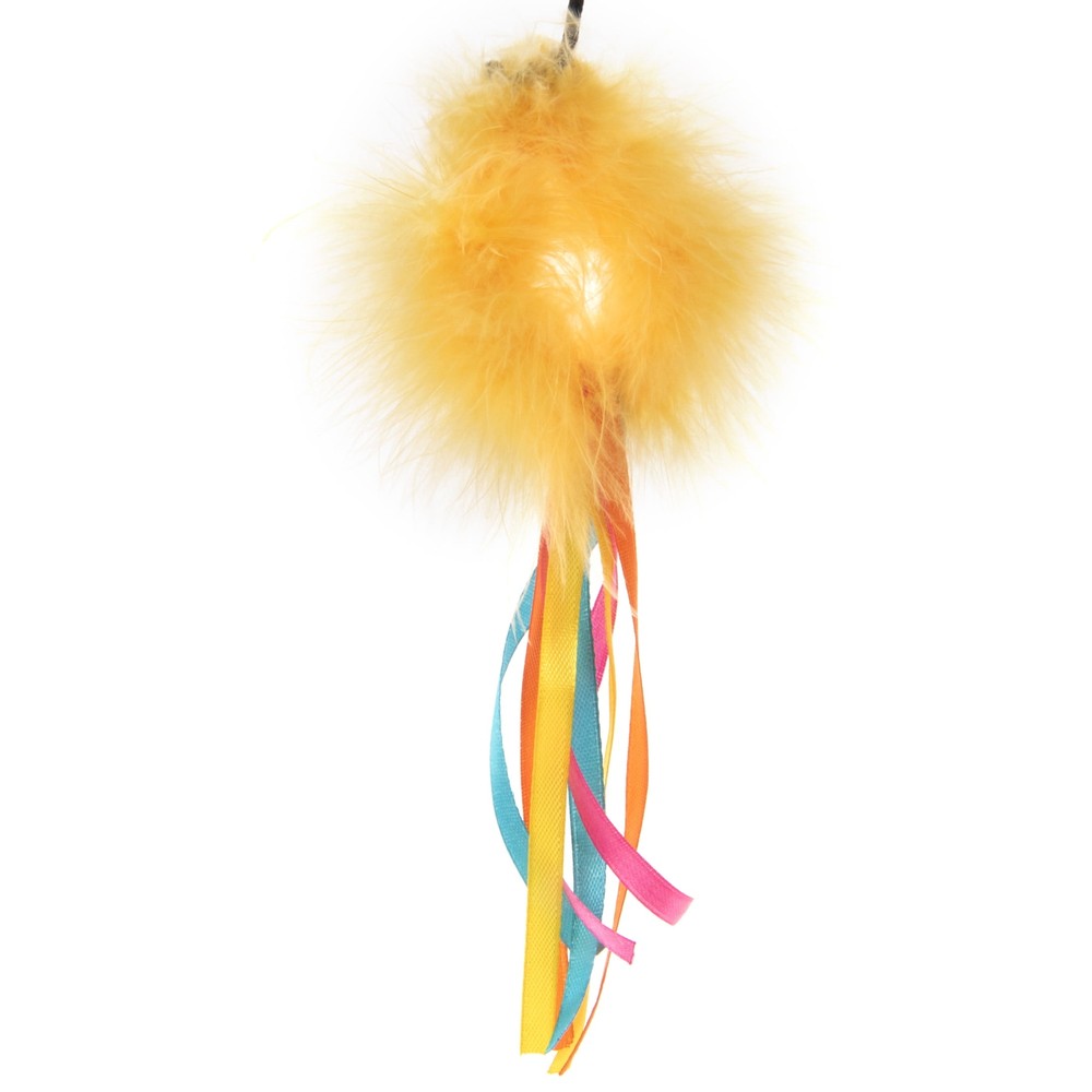 Spin Carpet Cat Scratching Post with Interactive Spinning Wand Cat Toys