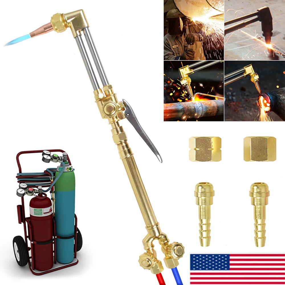 Victor Type Oxygen/Acetylene Propane Cutting Welding Brazing Torch Tool Kit Set
