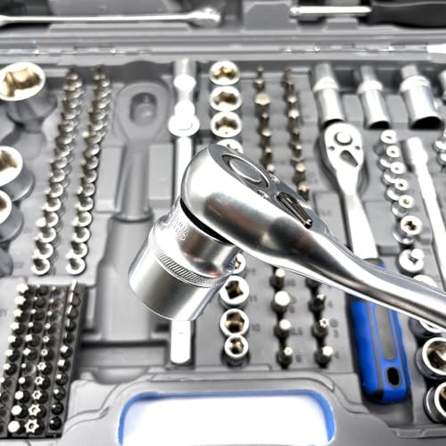 Mechanic Tools For Car - 216pcs Ratchet Socket Wrench Sets, Wrench And Socket