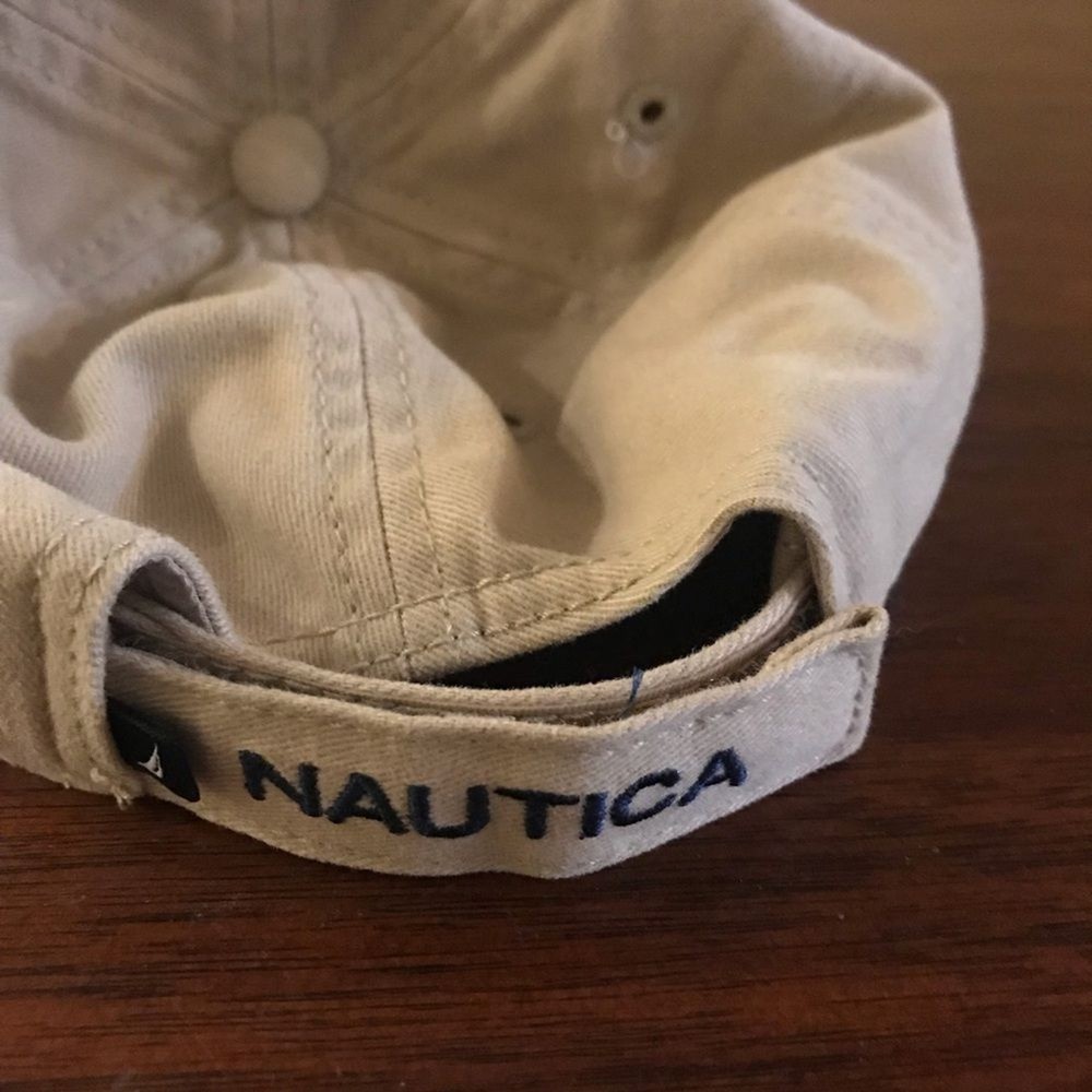 Nautica khaki boys cap medium size 4-7.