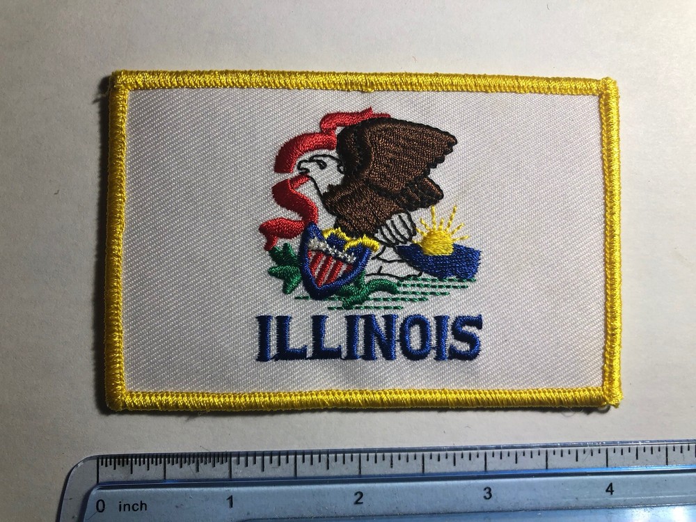 Illinois State Flag Patch