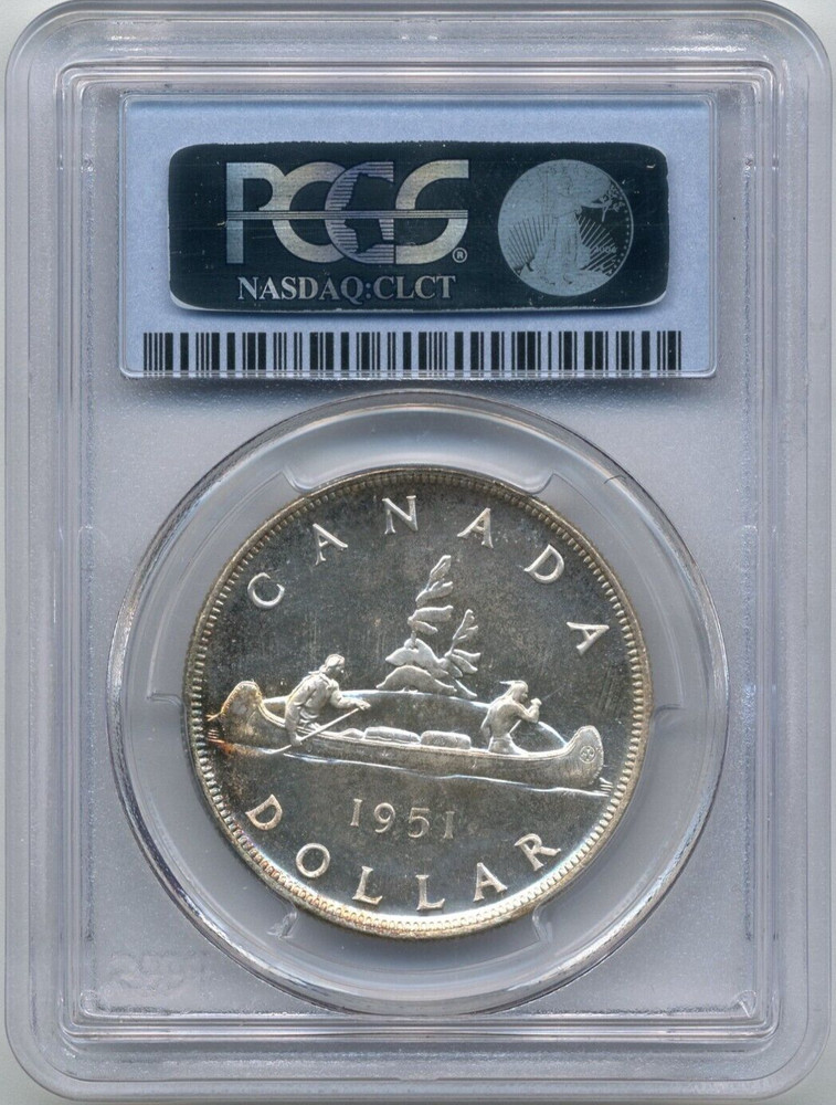 1951 PROOF-LIKE Canada Silver Dollar - PCGS PL 67