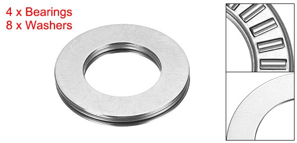 NTA1018+2TRA Needle Roller Thrust Bearings with Bearing Washers 28mm OD