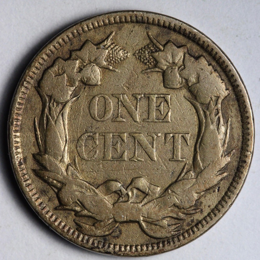 1857 Flying Eagle Cent Penny VF E155 TZEF