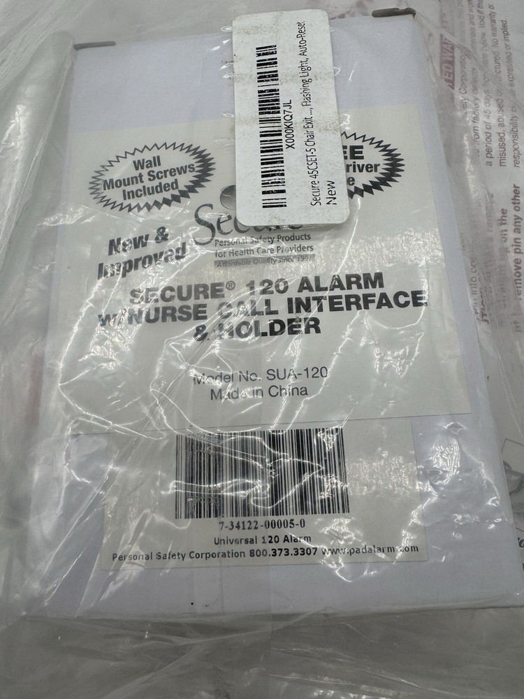 Secure 120 Alarm With Nurse Call Interface & Holder
