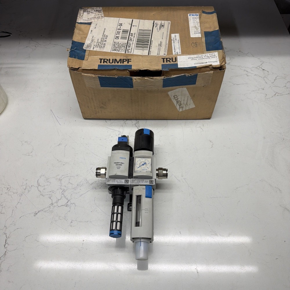 TRUMPF 0363885 (FESTO) PNEUMATIC FILTER REGULATOR