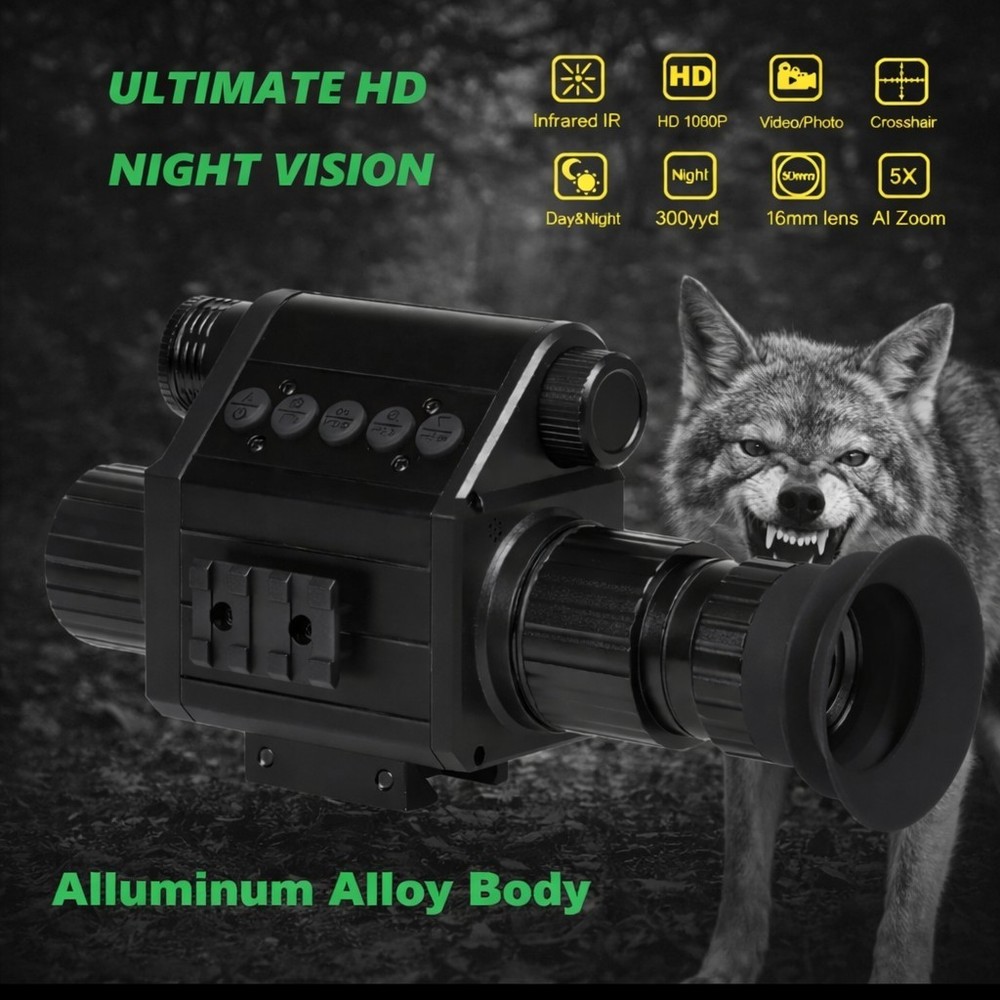 M5 Night Vision Rifle Scope 300 Yards ready to mount