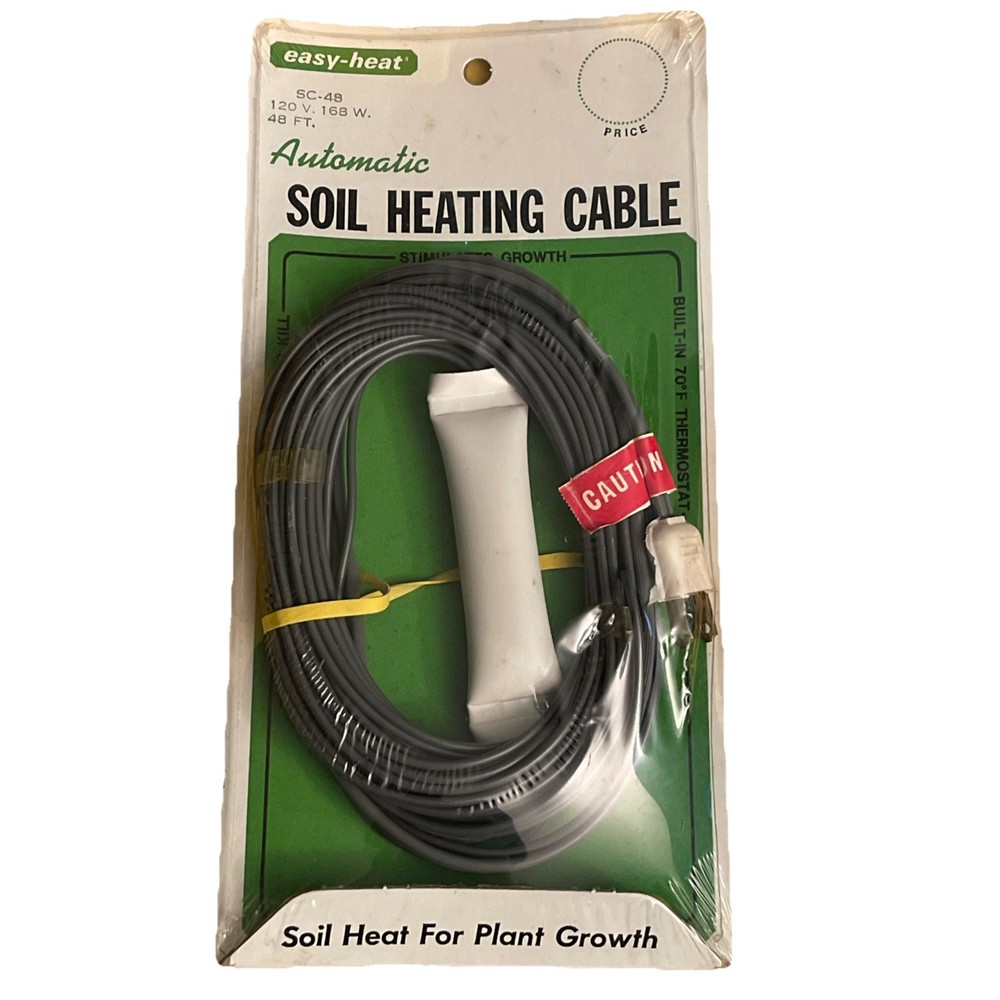 Easy-heat Automatic Soil Heating Cable For Plant Growth, 48ft