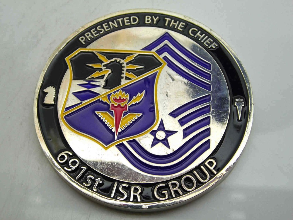 691ST ISR GROUP CHIEF CHALLENGE COIN
