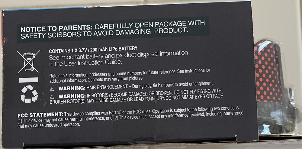 Spin Master (2021) Airhogs Wave-Control Technology Gravitor w Trick Stick———24