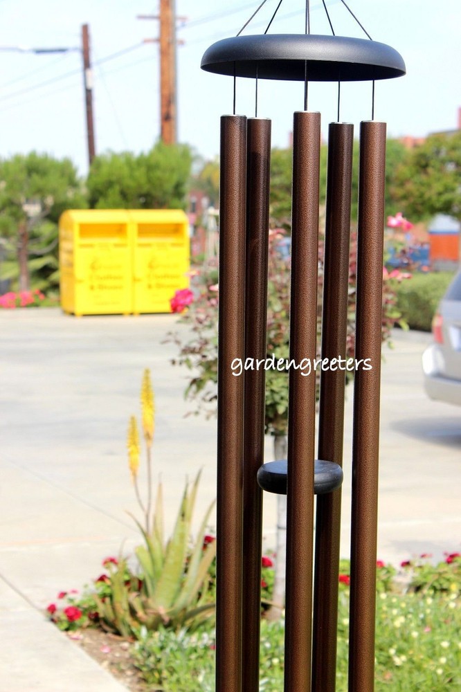 LARGE 60" WIND CHIME BROWN 60" LARGE WIND CHIME Deep tone