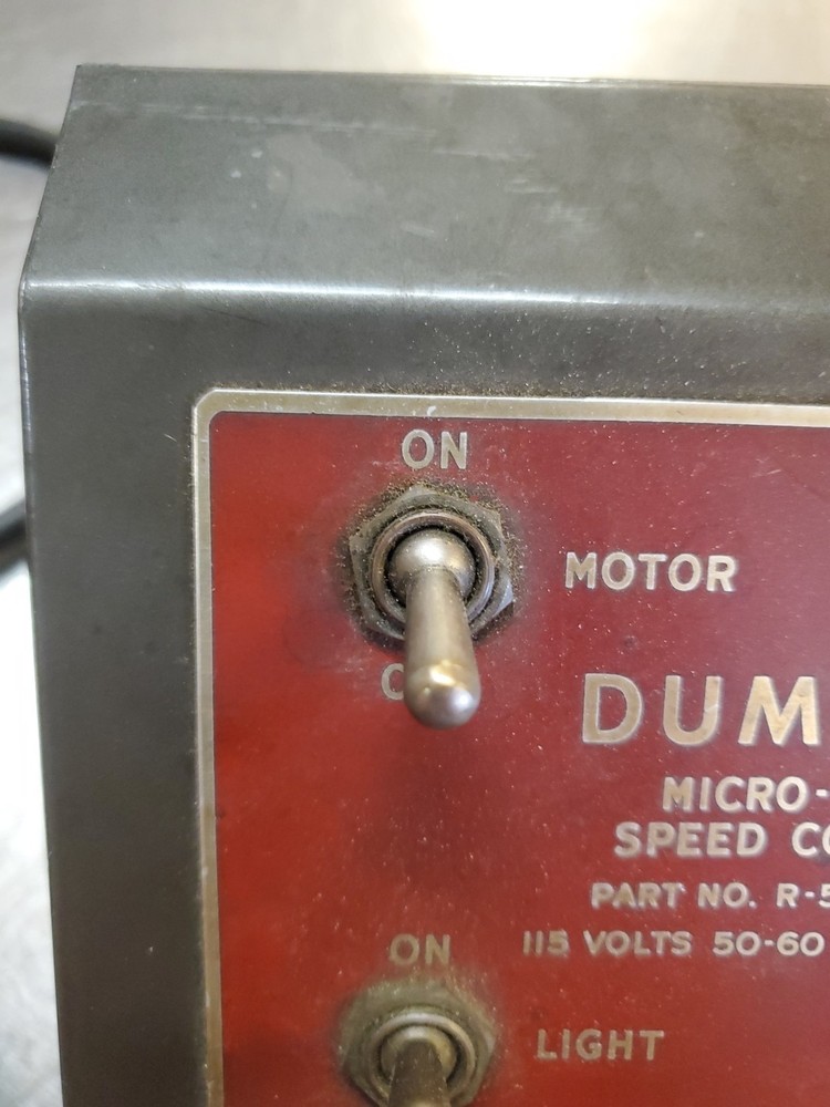 Dumore Micro Drill Speed Control