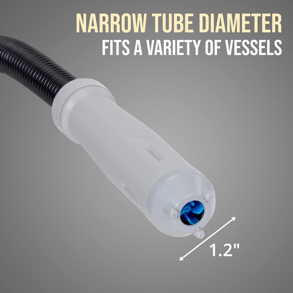 Deway Automatic Fuel Transfer Pump with Nozzle for Flow Control & L, Grey