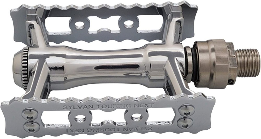 MKS SYLVAN NEXT Ezy Touring Pedals Silver High Performance 2-sided
