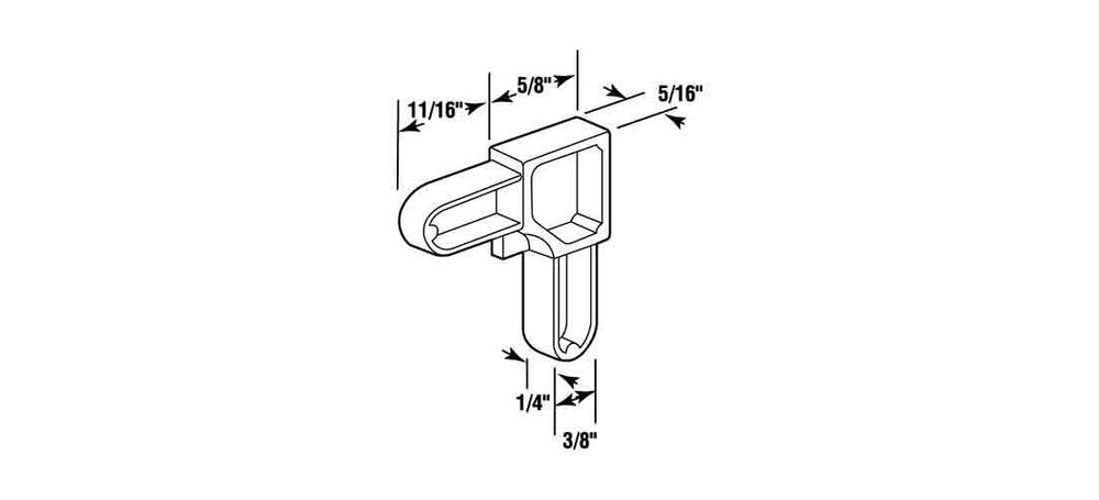 CRL Mobile Home Gray Screen Frame Corner - 20 Pack