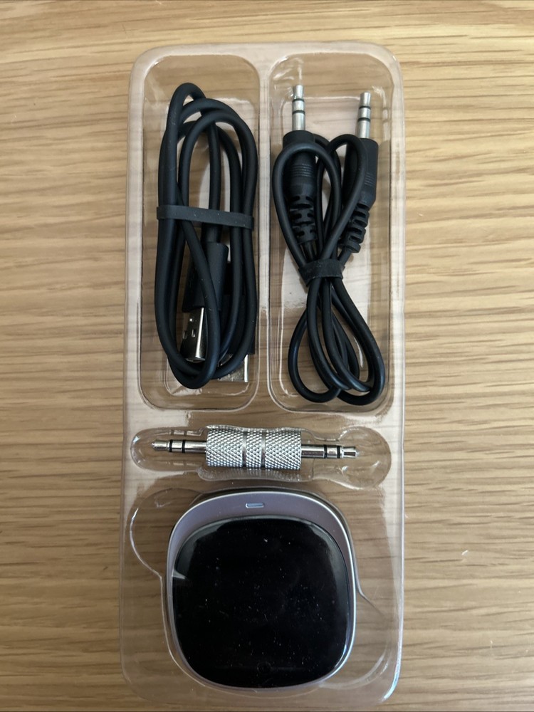 AUX Bluetooth Adapter for Car, [LED Screen] Bluetooth 5.3 Receiver for Speaker