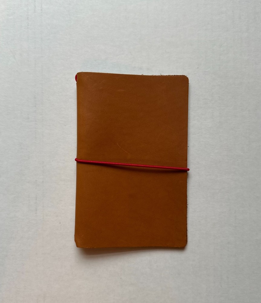 New/Open-Box Word. Notebooks Memo Notebook Leather Sleeve - Regular Size