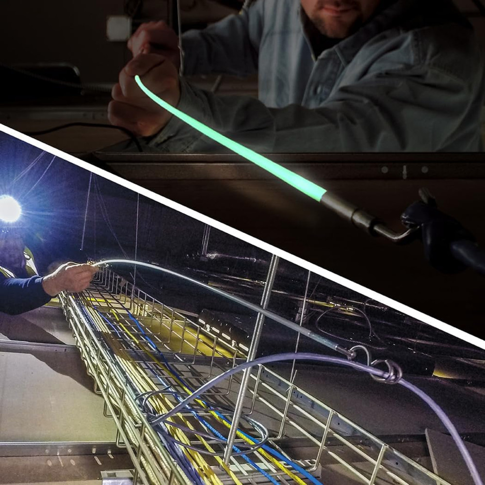 56430 Glow Fish Rod Set, Wire Puller, 30-Foot