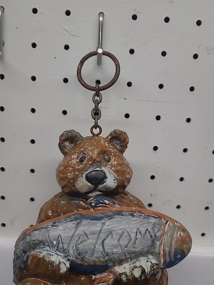Bear and Fish Wind Chimes for Outside Vintage Wind Chimes