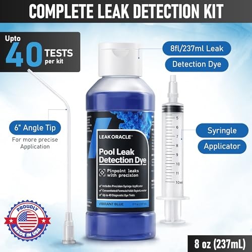 Leak Oracle Pool Detection Dye Kit – Vibrant Blue