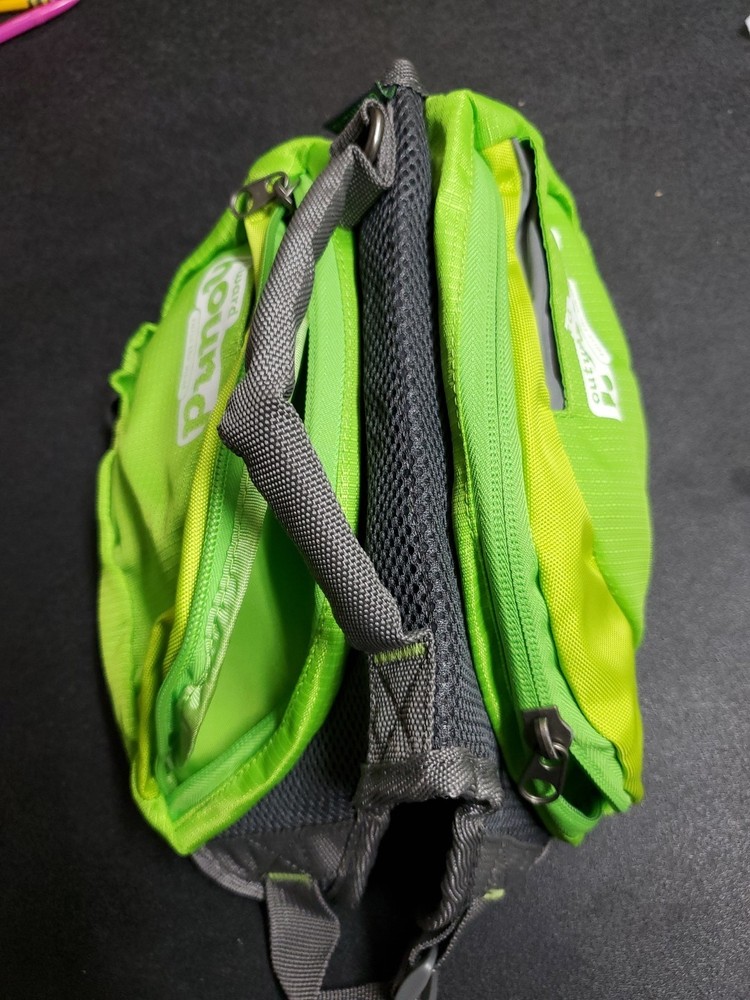 Outward Hound Dog Backpack Quick Release. Green Size M Adjustable