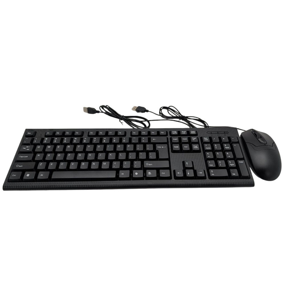 CMK 858 Keyboard Mouse Set 104 Keys USB Combo Home Office Gaming Computer PC