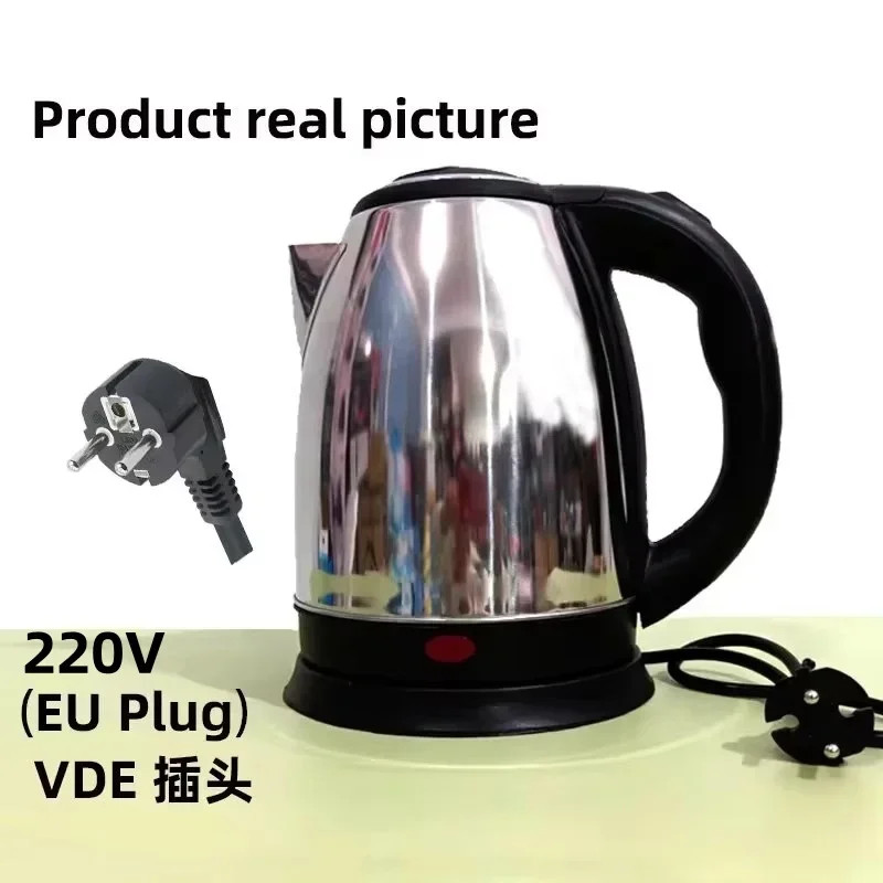 2L Food-Grade Stainless Steel Electric Kettle Fast Boiling Hot Water Heater, Mul