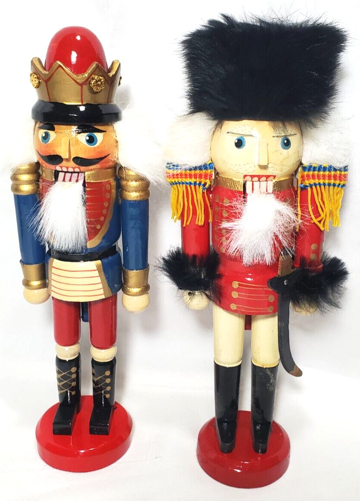 Kurt Adler Hollywood Nutcrackers Two with Boxes 10"