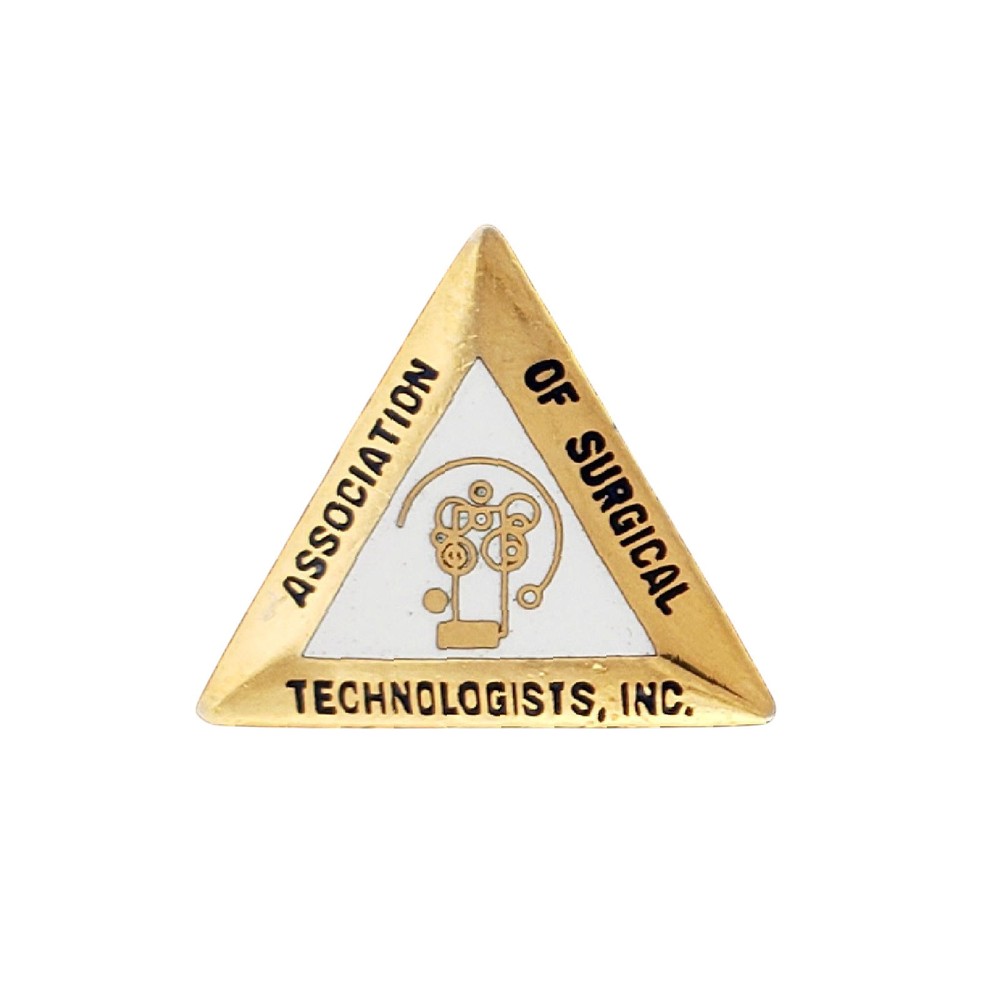 Association Surgical Technologists AST Triangle Lapel Pin Medical
