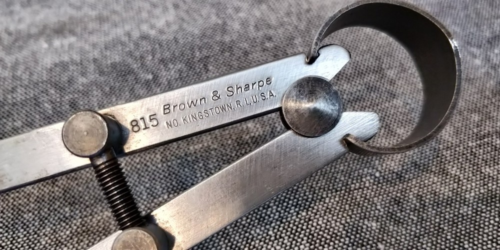 Brown & Sharpe 815 6" INSIDE Calipers, Spring Calipers