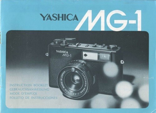 Yashica MG-1 Instruction Manual multi-language