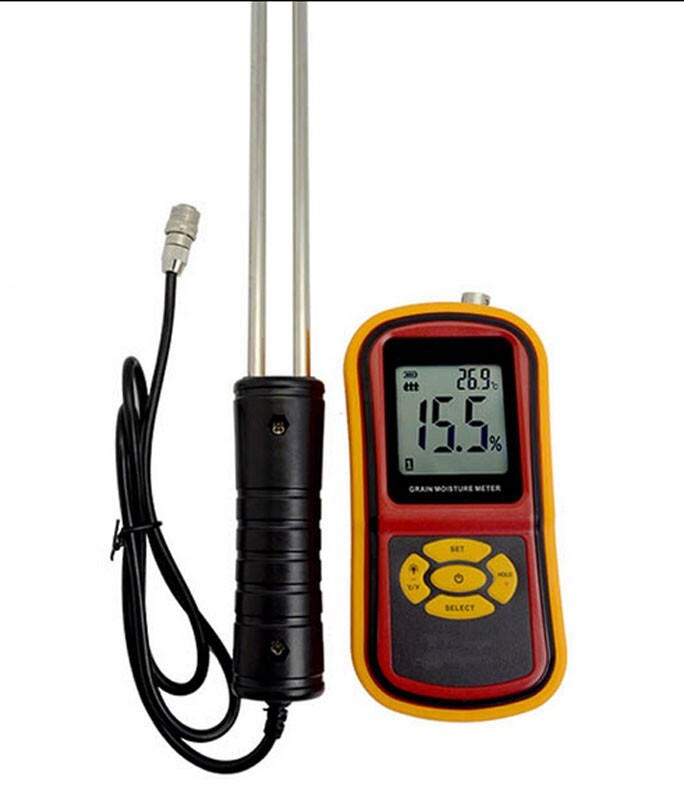 Grain Moisture Tester Digital Display Temperature & Humidity Detector