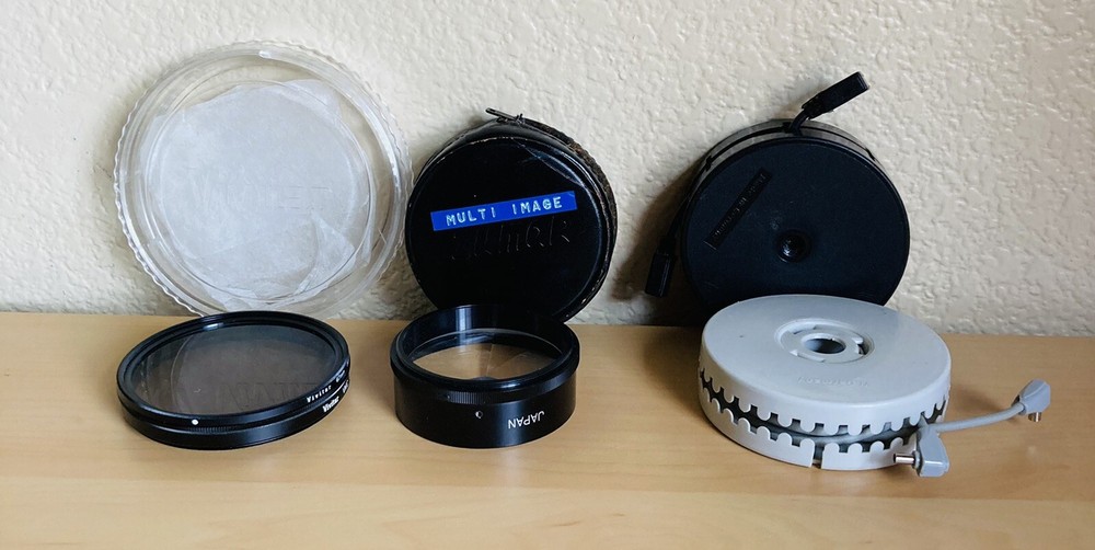 VIVITAR 46MM SKYLIGHT CLEAR FILTER With Case Nice! Izumar 55.O With Case