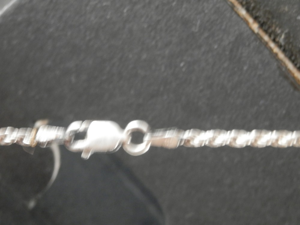 Unique Statement Dangle Spoon Necklace 24" Silver Twist Chain