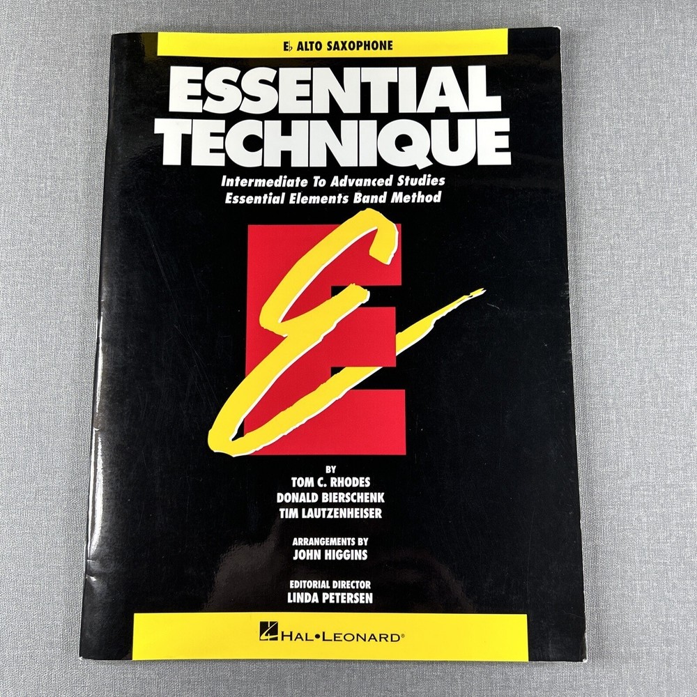Hal Leonard Essential Technique E Flat Alto Sax Intermediate To Advanced Studies