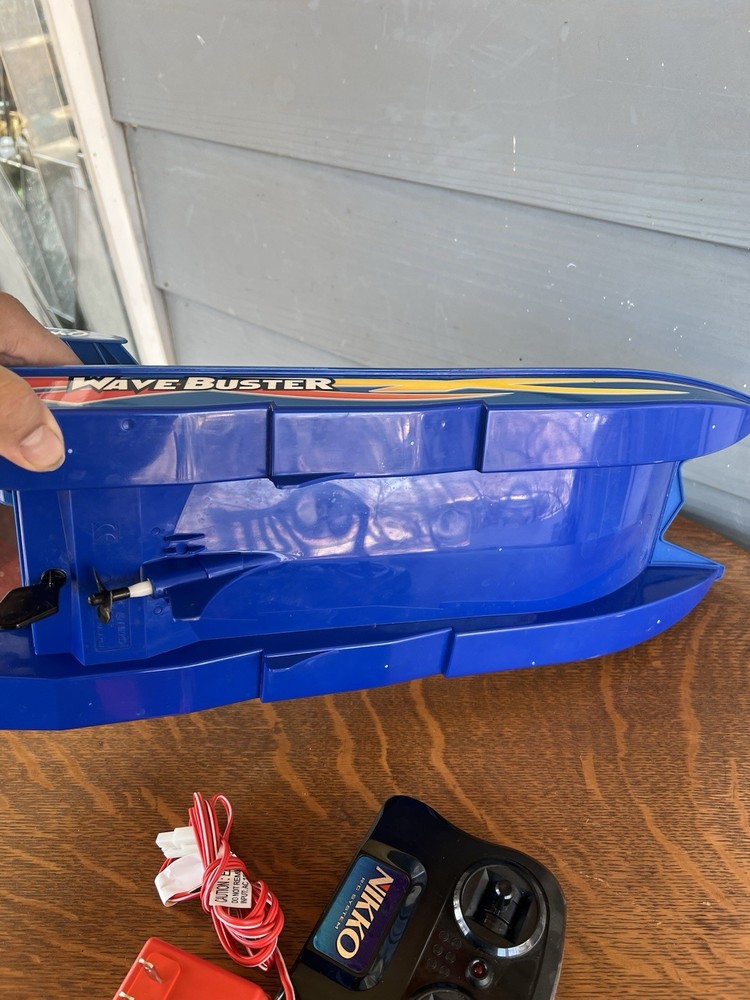 Vintage Wave Buster Boat Nikko Remote Tested.